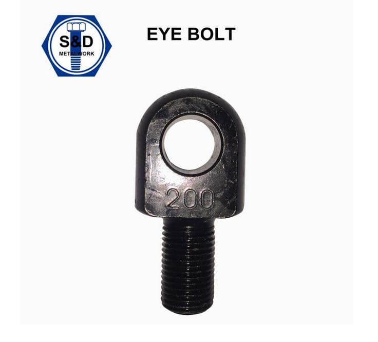 Eye Bolts E_Coat Black Full Thread Custom Design SD_TXP1148